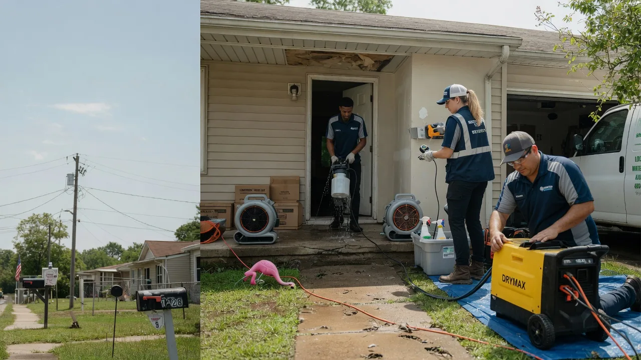 Storm Damage Water Removal in Ewing, IL near me